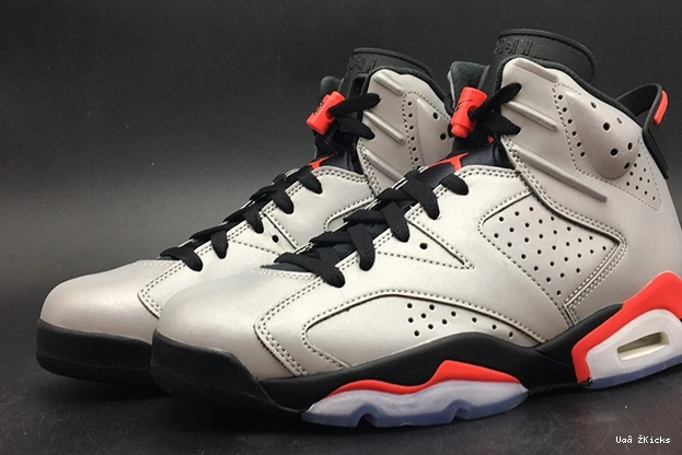 630 JORDAN RETRO 9180 REFLECTIVE DailyWear CI4072- INFRARED - 6 0815